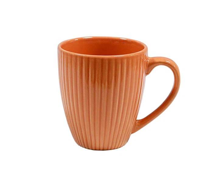 Vertical Striped Ceramic Coffee Mug suppliers